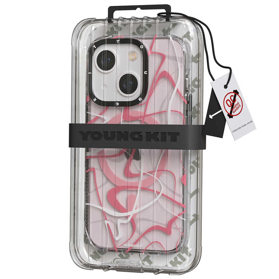 Youngkit Water-Ink Serisi iPhone 13 Magsafe Şarj Özellikli Telefon Kılıfı - 4 Youngkit Water-Ink Serisi iPhone 13 Magsafe Şarj Özellikli Telefon Kılıfı - 4